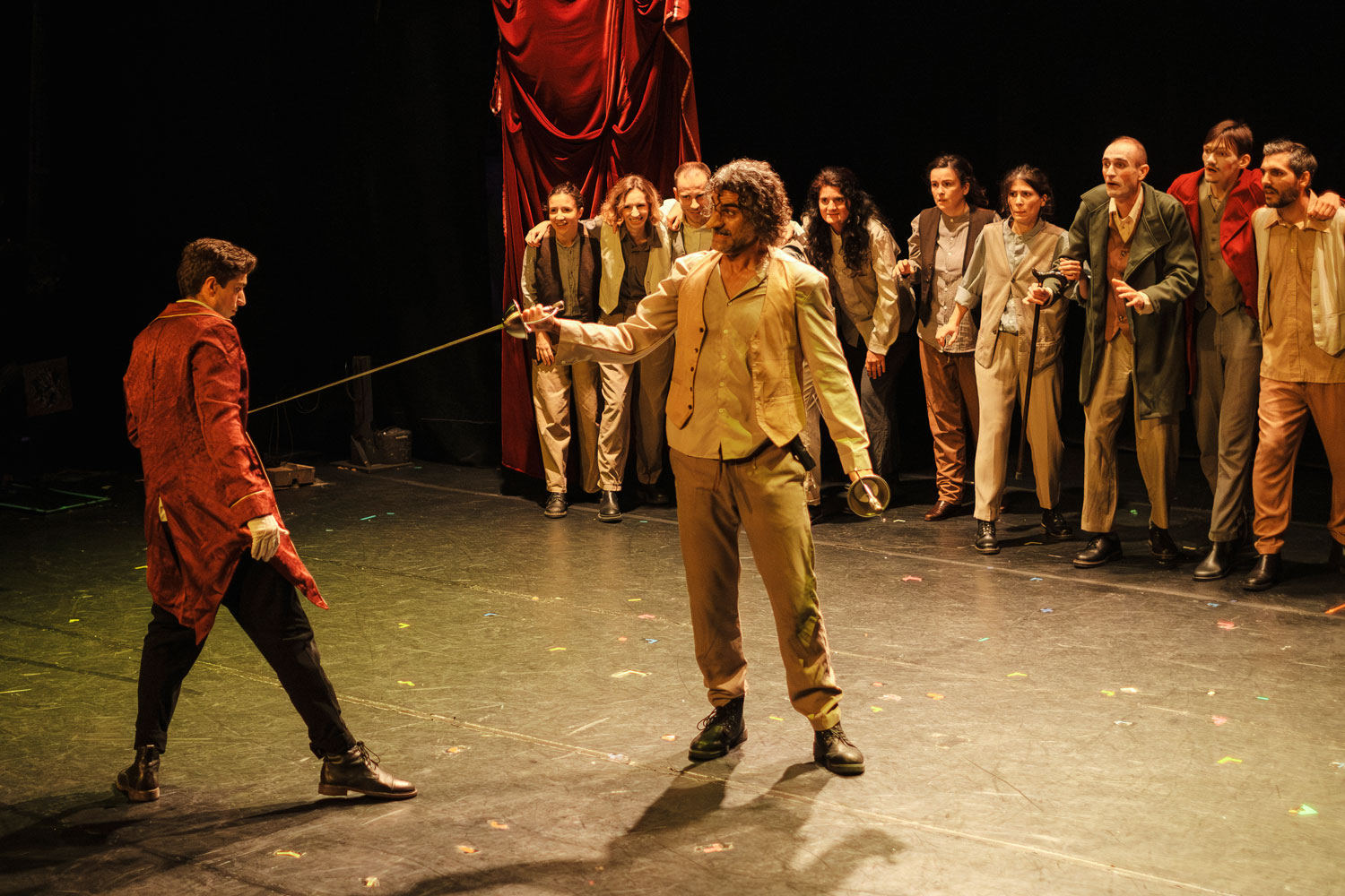 Maquillage et nez en effets spéciaux pour Cyrano au Théâtre du Gymnase par Justine Fiorito
