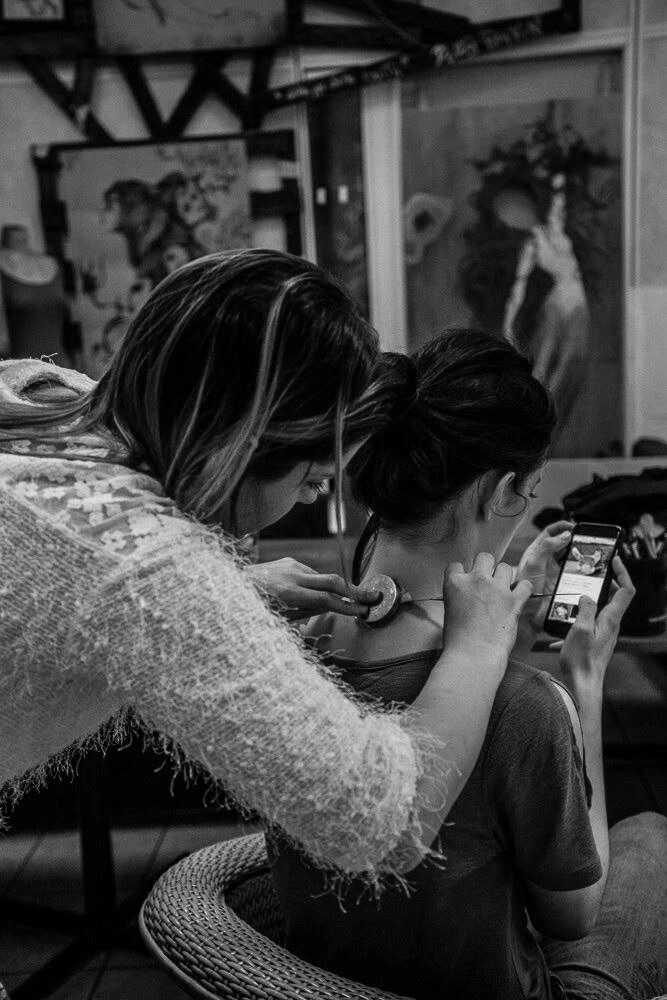 Film makeup by Justine Fiorito for the professional short film production *Aon*.